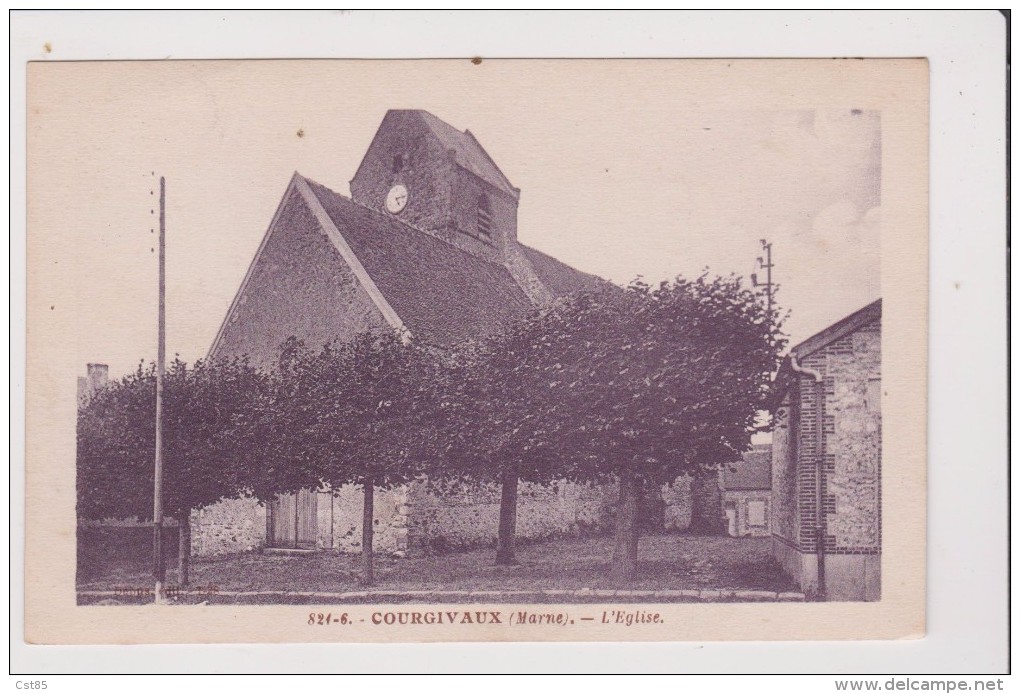 Carte Postale - COURGIVAUX - L'Eglise - Autres & Non Classés