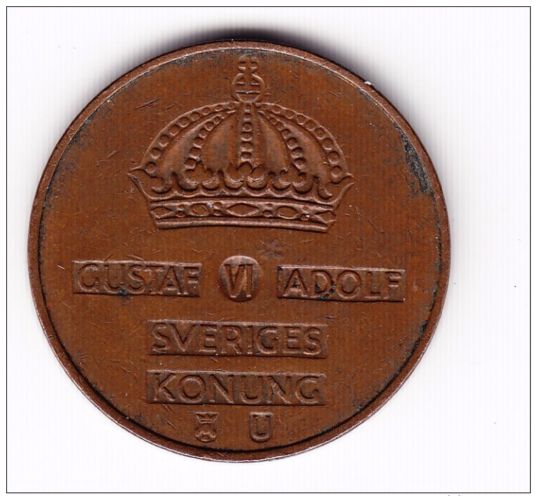 1963 Sweden 5 Ore Coin - Sweden