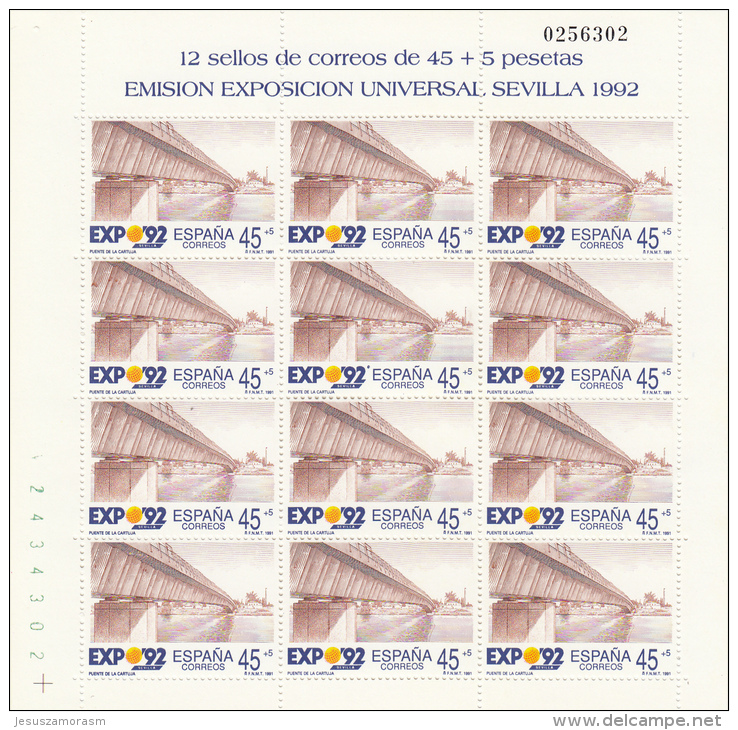 España Nº 3100 Al 3103 En Minipliegos De 12 Series - Full Sheets