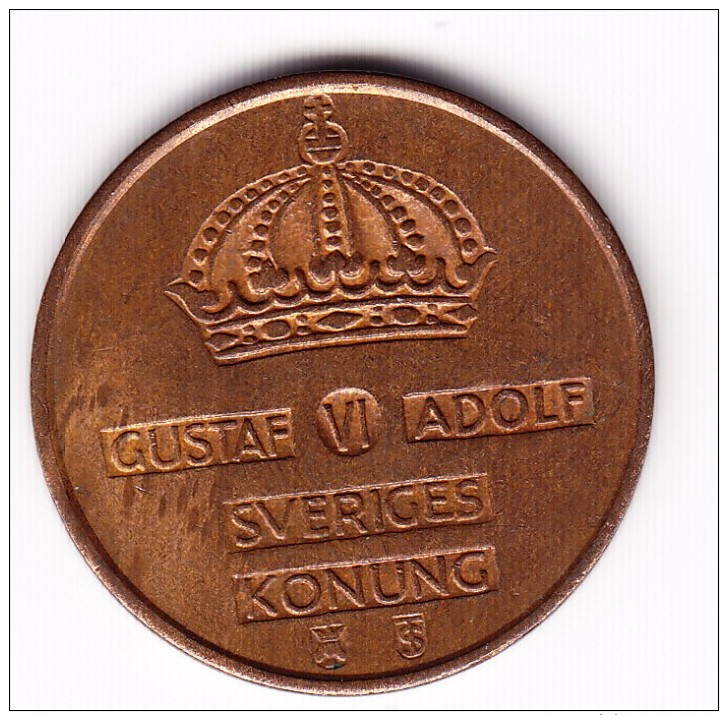 1959 Sweden 5 Ore Coin - Sweden