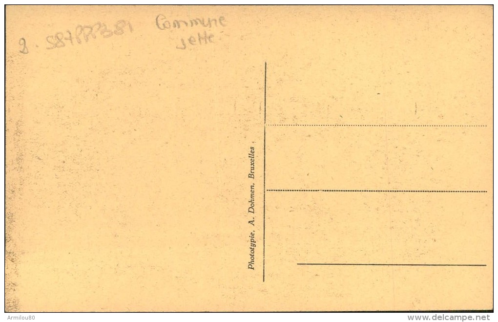 N°587 PPP 381 BRUXELLES JETTE GROTTE N D DE LOURDES LE CHEMIN VERS LE CALVAIRE - Jette