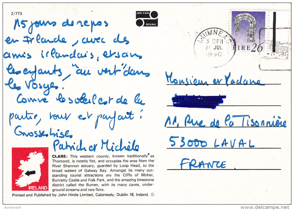 Irlanda--Clare--1990-----Luimmeac-a, Laval, Francia - Clare