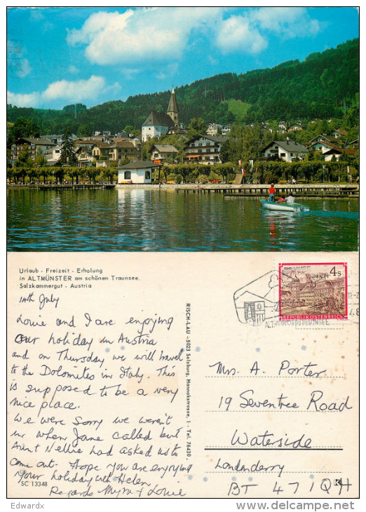 Altmunster, Oberosterreich, Austria Postcard Posted 1983 Stamp - Altri & Non Classificati