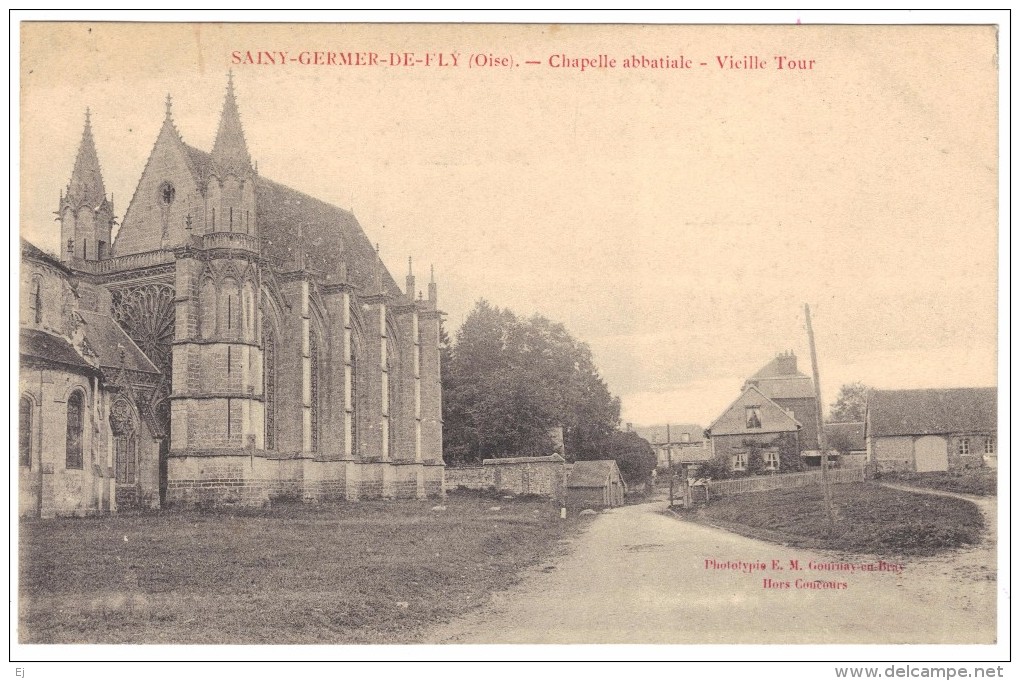 Saint-Germer-de-Fly - Chapelle Abbatiale  - Vieille Tour - Phototypie EM Gournay-en-Bray - Unused - Other & Unclassified