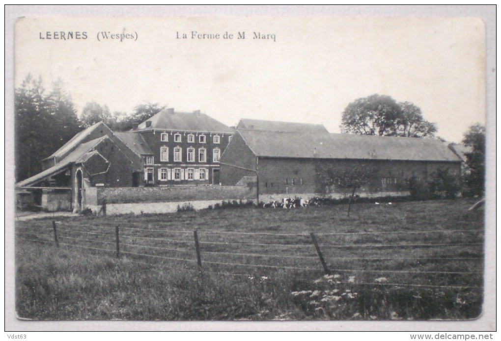 LEERNES WESPES 1919 Ferme MARQ - Fontaine L´Evêque - Fontaine-l'Evêque