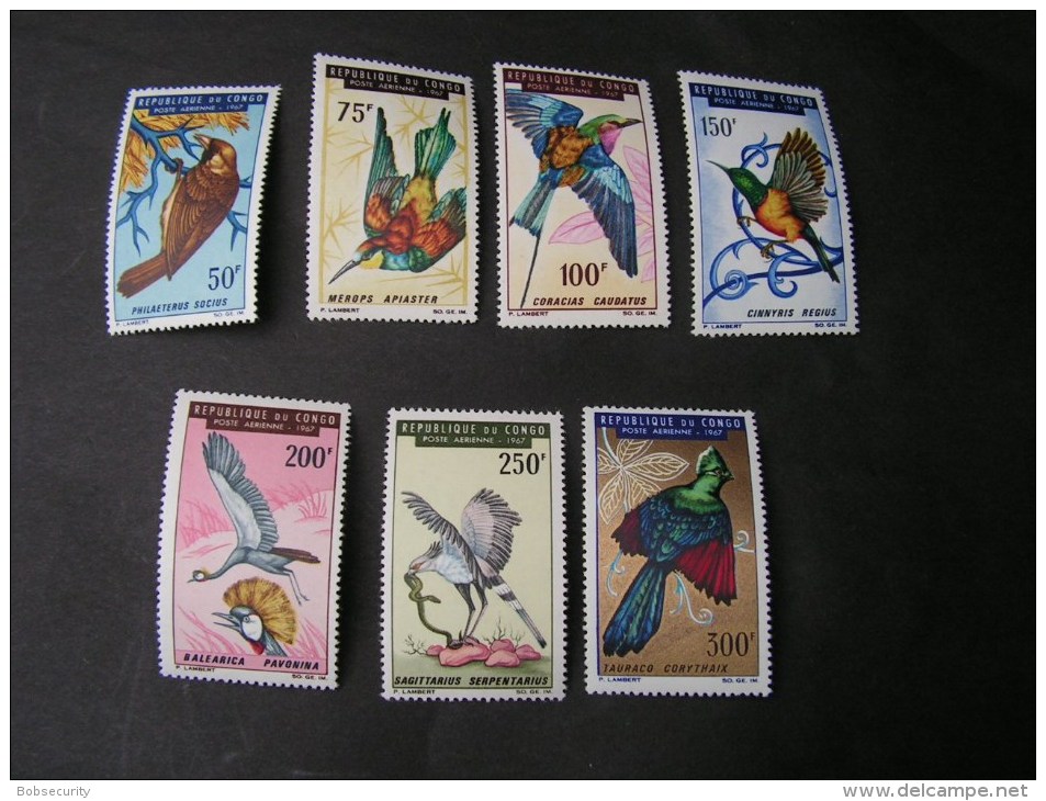 == Congo  ,   Birds Vögel Osieaux    ** MNH - Ungebraucht