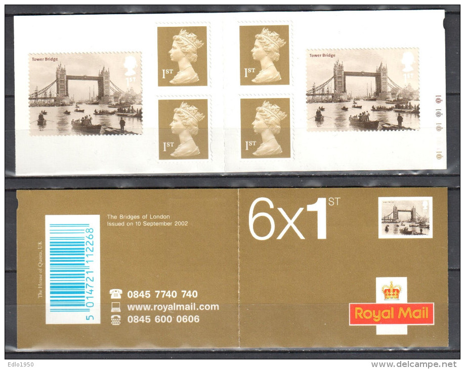 Great Britain 2002  Mi MH 0-271 - Booklet MNH(**) - Booklets