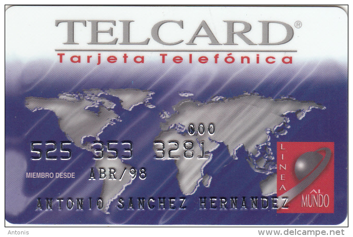 MEXICO - LADA Telcard, Credit Calling Card, Exp.date 04/98, Used - Mexique