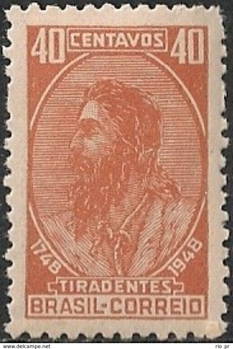BRAZIL - 200th BIRTH ANNIV. OF "TIRADENTES" (1748-1792), HERO OF "INCONFIDÊNCIA MINEIRA" 1948 - MNH - Nuovi