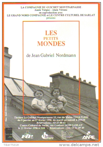 Carte Postale édition "Dix Et Demi Quinze" - Les Petits Mondes De Jean Gabriel Nordmann (photo : Robert Doisneau) - Doisneau