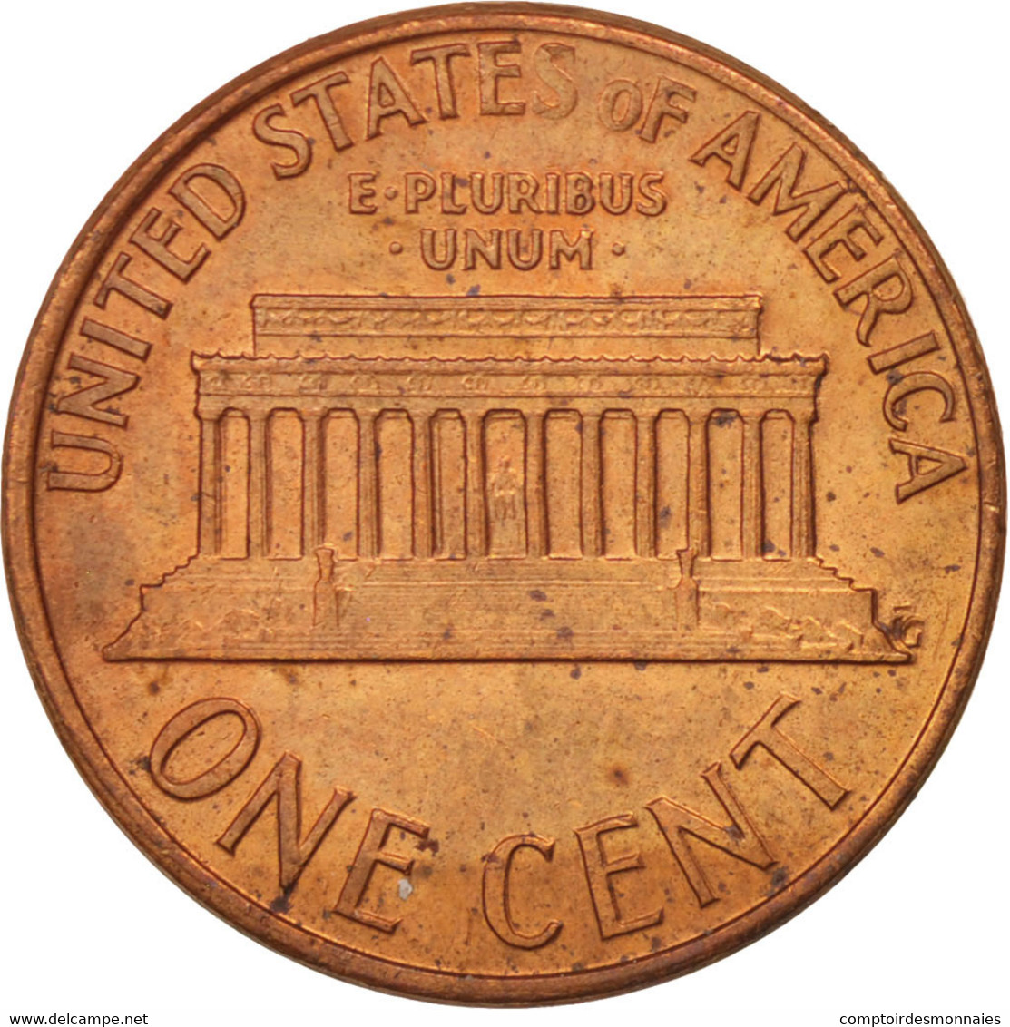 Monnaie, États-Unis, Lincoln Cent, Cent, 1974, U.S. Mint, Denver, SUP+, Laiton - 1959-…: Lincoln, Memorial Reverse
