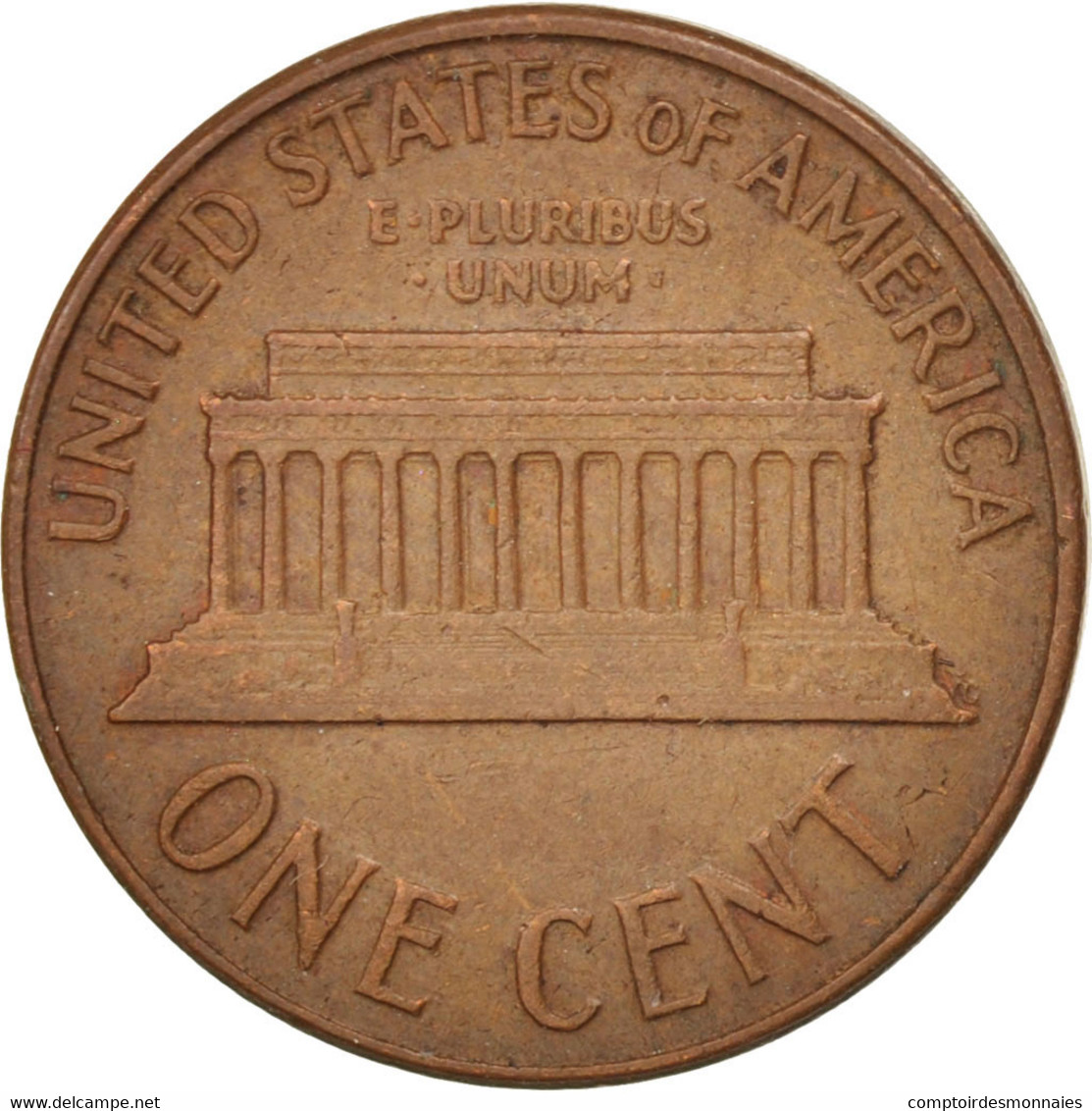 Monnaie, États-Unis, Lincoln Cent, Cent, 1964, U.S. Mint, Denver, TTB, Laiton - 1959-…: Lincoln, Memorial Reverse