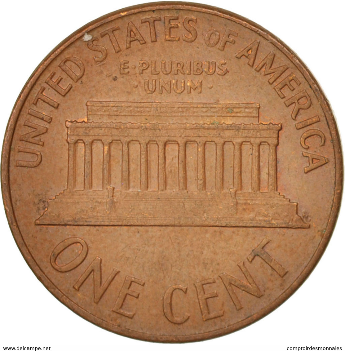 Monnaie, États-Unis, Lincoln Cent, Cent, 1966, U.S. Mint, Philadelphie, TTB+ - 1959-…: Lincoln, Memorial Reverse