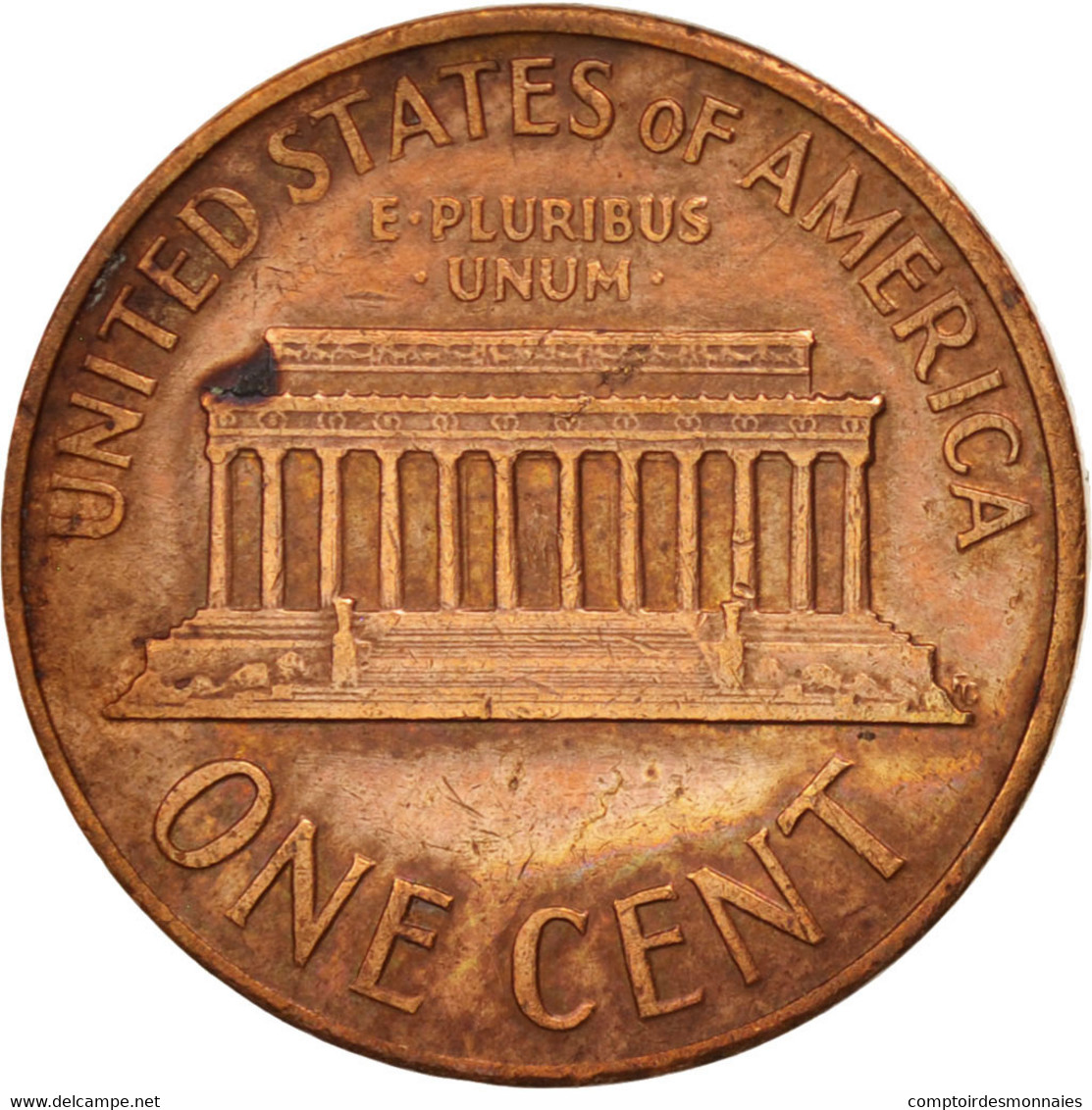 Monnaie, États-Unis, Lincoln Cent, Cent, 1967, U.S. Mint, Philadelphie, TTB - 1959-…: Lincoln, Memorial Reverse