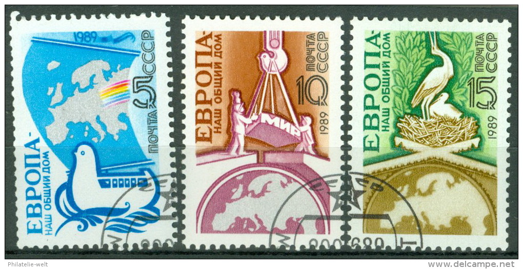 Sowjetunion 5955/57 O Europa - Used Stamps