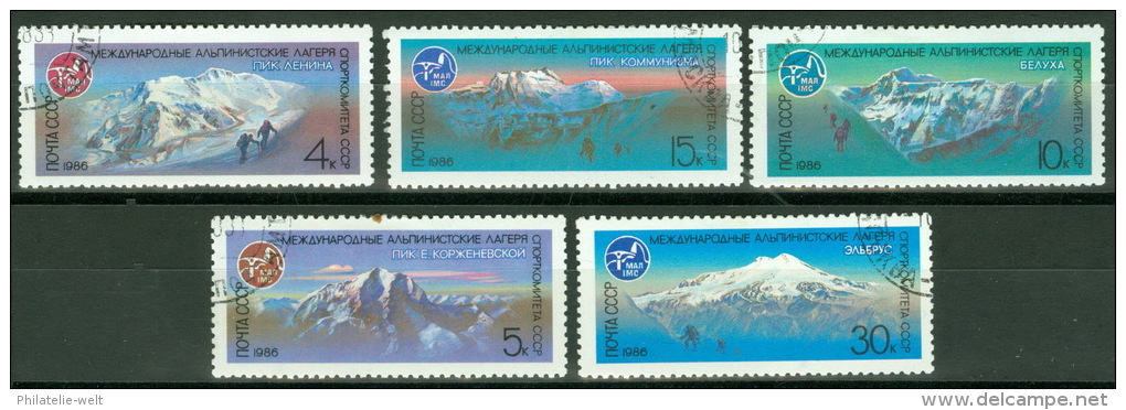 Sowjetunion 5635//39 O Bergsteiger - Used Stamps