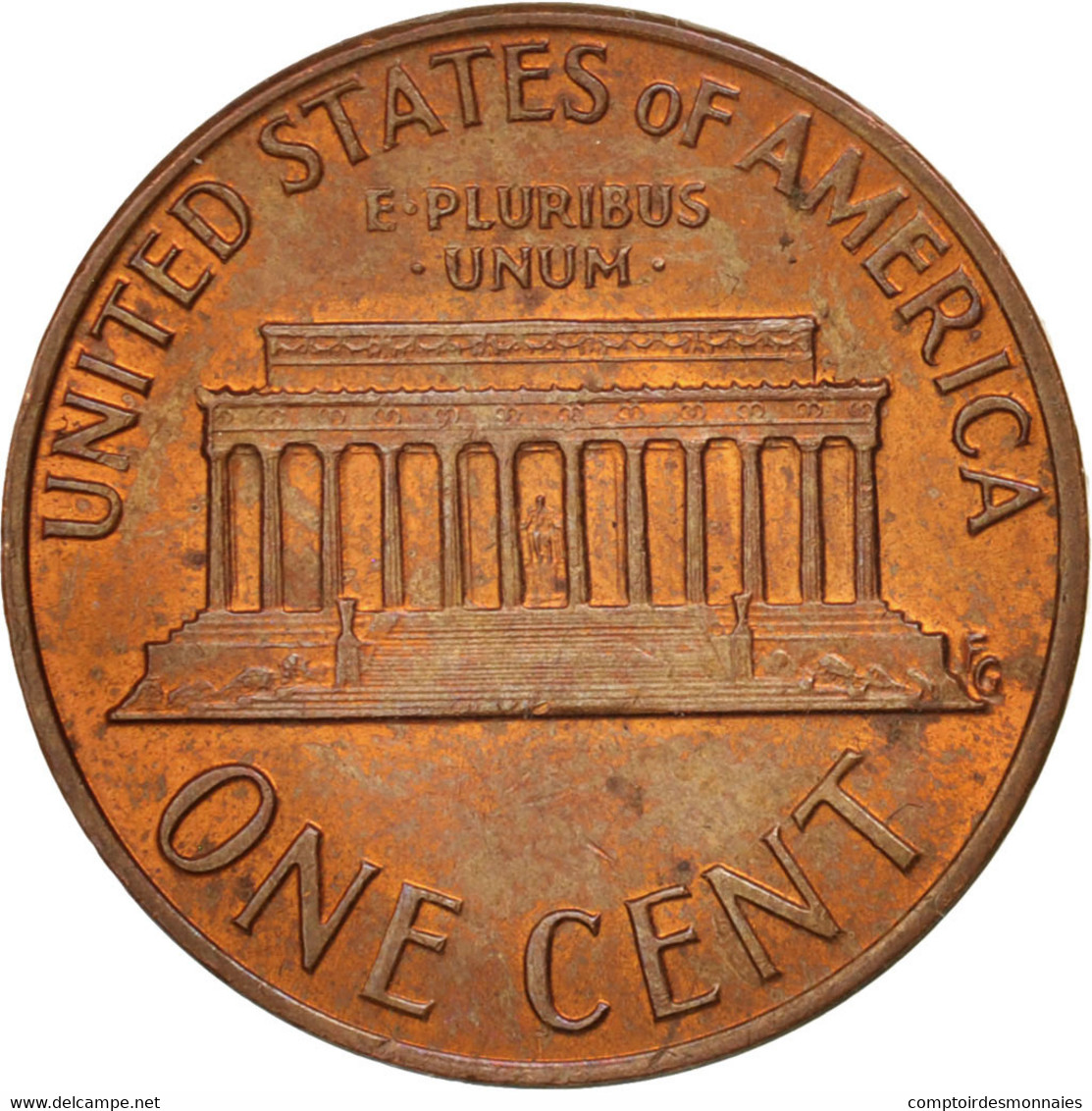 Monnaie, États-Unis, Lincoln Cent, Cent, 1973, U.S. Mint, Philadelphie, SUP+ - 1959-…: Lincoln, Memorial Reverse