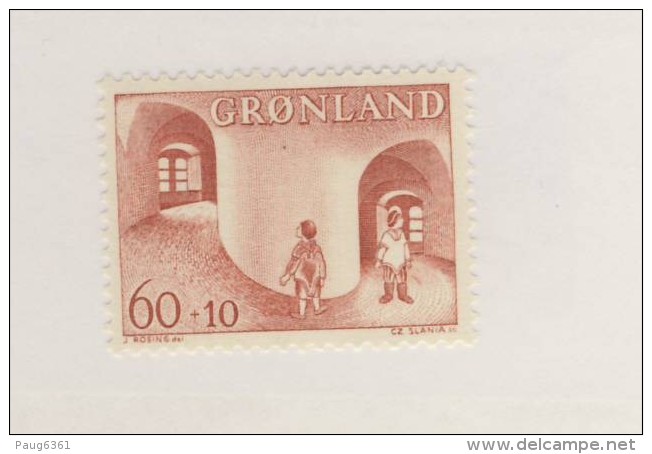 GROENLAND 1968 ENFANCE  Yvert N°60  NEUF MNH** - Neufs