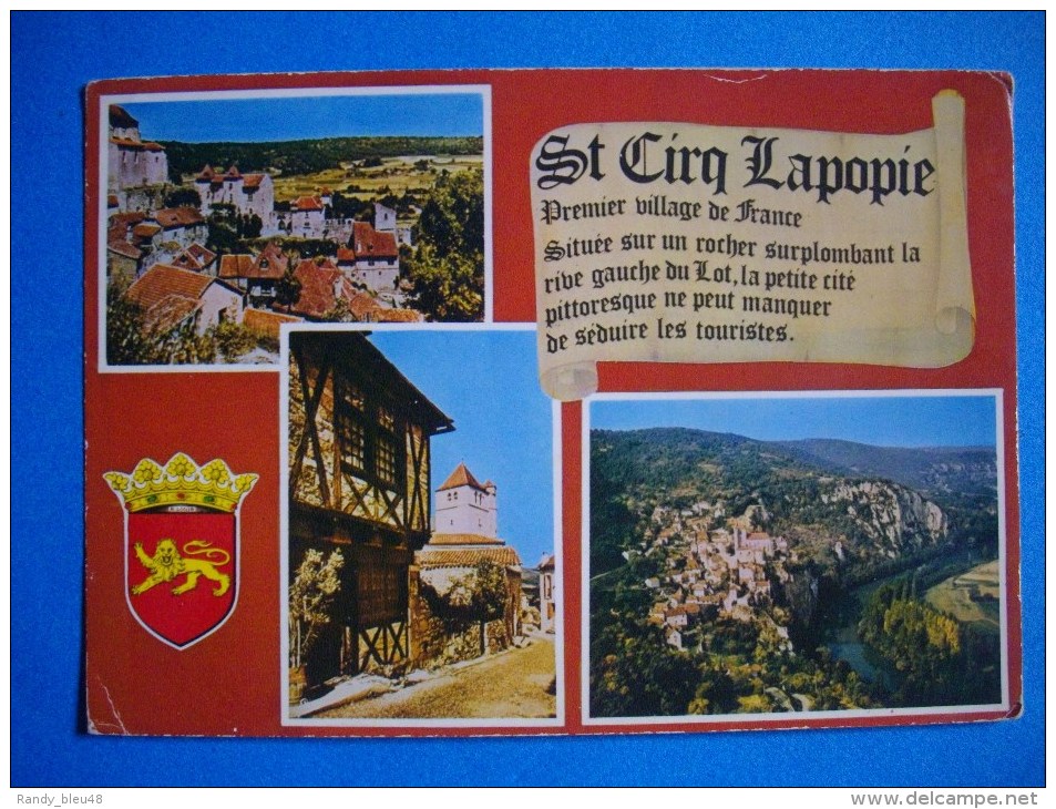 ST CIRQ LAPOPIE  -  46  -  Et La Vallée Du Lot  -  Multivues  -  Lot - Saint-Cirq-Lapopie