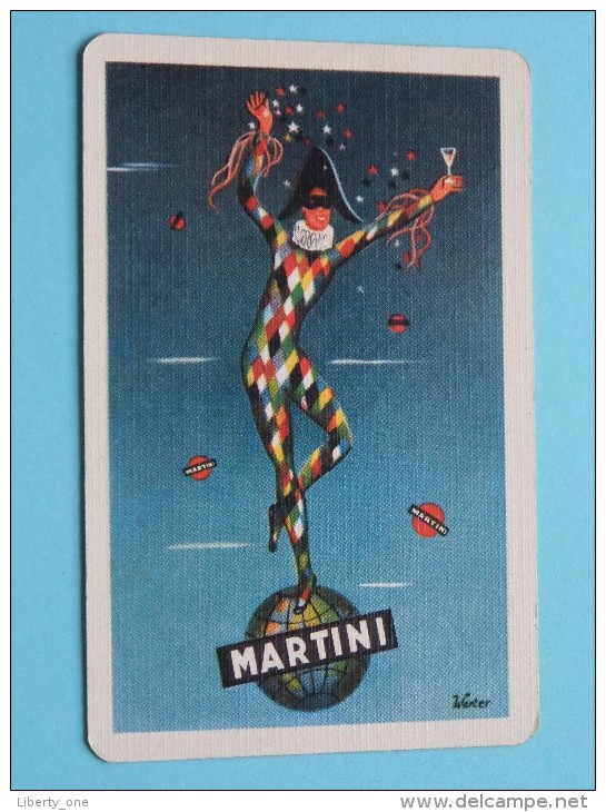 MARTINI DRY Vermouth / JOKER ( Details - Zie Foto´s Voor En Achter ) !! - Cartes à Jouer Classiques