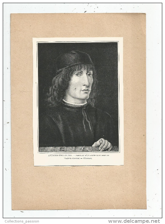 Tableaux , ANTONIO POLLAIULO , Portrait D'un Orfèvre Florentin  , Frais Fr : 1.55€ - Autres & Non Classés