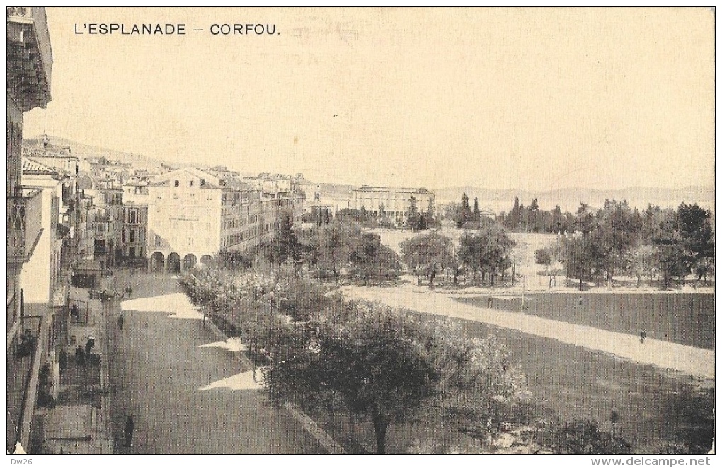 Corfou (Grèce) - L'Esplanade - Edition J. Gazzi - Carte Non Circulée - Griechenland