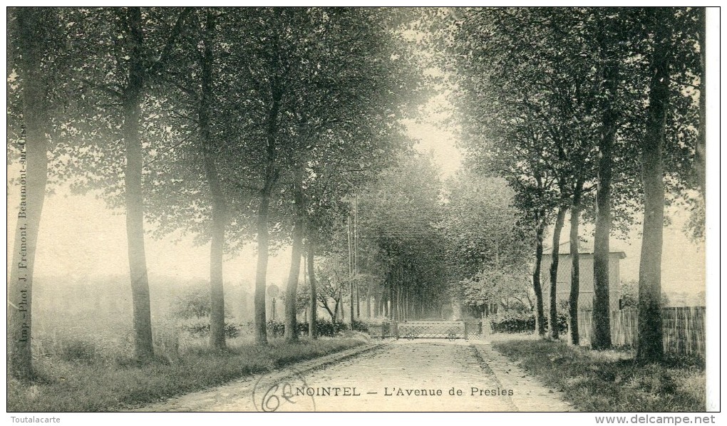 CPA 95 NOINTEL L AVENUE DE  PRESLES 1907 - Nointel