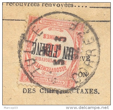 CORREZE TULLE 05/03/1932 Bordereau De Recouvrement 1 Valeur Impayé Taxe 1 Frs  TTB - 1921-1960: Période Moderne