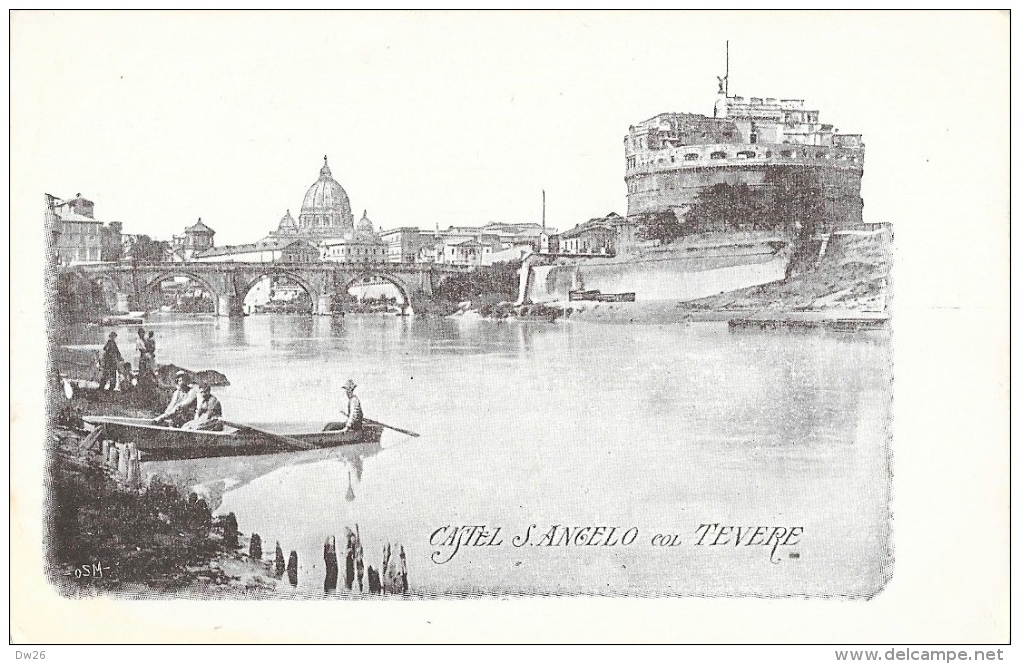 Roma - Castel S. Angelo Col Tevere - Carte Précurseur OSM Non Circulée - Castel Sant'Angelo