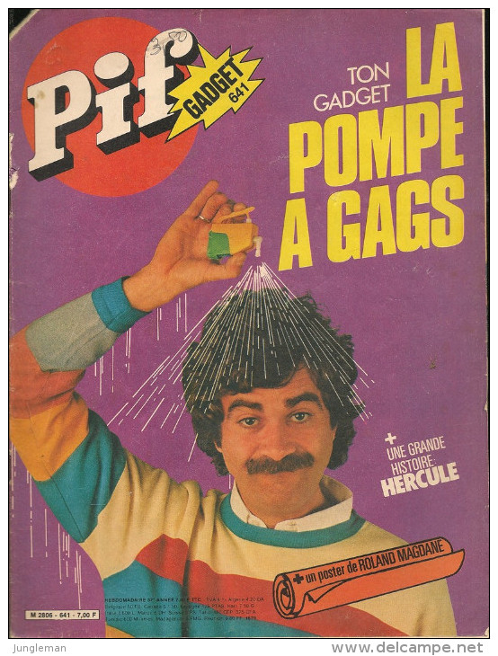 Pif Gadget N° 641 De Juil 1981 - Avec Léo, Pifou, Léonard, Ayak, Hercule, Placid & Muzo, Parmezan. Revue En BE - Pif & Hercule