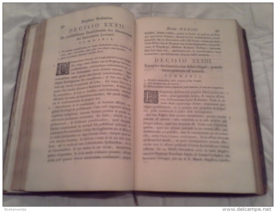 Supremae Curiae Brabantiae Decisiones Recentiores - D. Goswino Comite De Wynants - 1744 - Petrum Foppens, Bruxellis