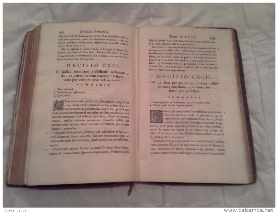 Supremae Curiae Brabantiae Decisiones Recentiores - D. Goswino Comite De Wynants - 1744 - Petrum Foppens, Bruxellis