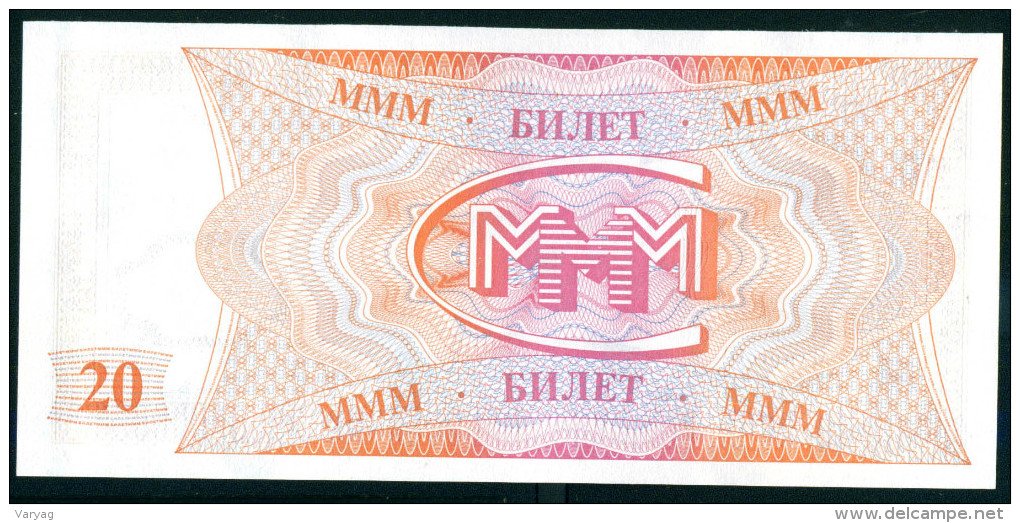 _ Russia 20 Billet MMM UNC - Andere & Zonder Classificatie