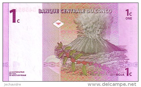 CONGO   1 Centime  Daté Du 01-01-1997    Pick 80a         ***** BILLET  NEUF ***** - Repubblica Democratica Del Congo & Zaire