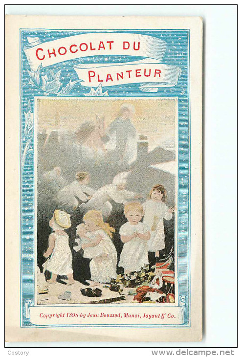 CALENDRIER TRIMESTRIEL De 1899 Par CHOCOLAT Du PLAN - REVES D´ENFANTS - CHROMO PUBLICITE - Kleinformat : ...-1900