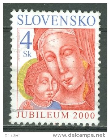 SLOVENSKO 2000: Mi 379 / YT 335, O - FREE SHIPPING ABOVE 10 EURO - Used Stamps