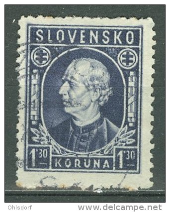 SLOVENSKO 1942: Mi 97 / YT 46, O - FREE SHIPPING ABOVE 10 EURO - Usati