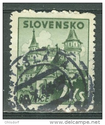 SLOVENSKO 1941: Mi 84 / YT 57, O - FREE SHIPPING ABOVE 10 EURO - Oblitérés