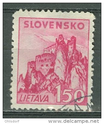 SLOVENSKO 1941: Mi 82 / YT 55, O - FREE SHIPPING ABOVE 10 EURO - Used Stamps