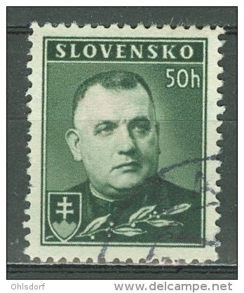 SLOVENSKO 1939: Mi 67 / YT 44, O - FREE SHIPPING ABOVE 10 EURO - Usati