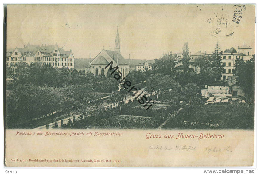 Neuendettelsau - Diakonissen-Anstalt - Gel. 1905 - Neuendettelsau