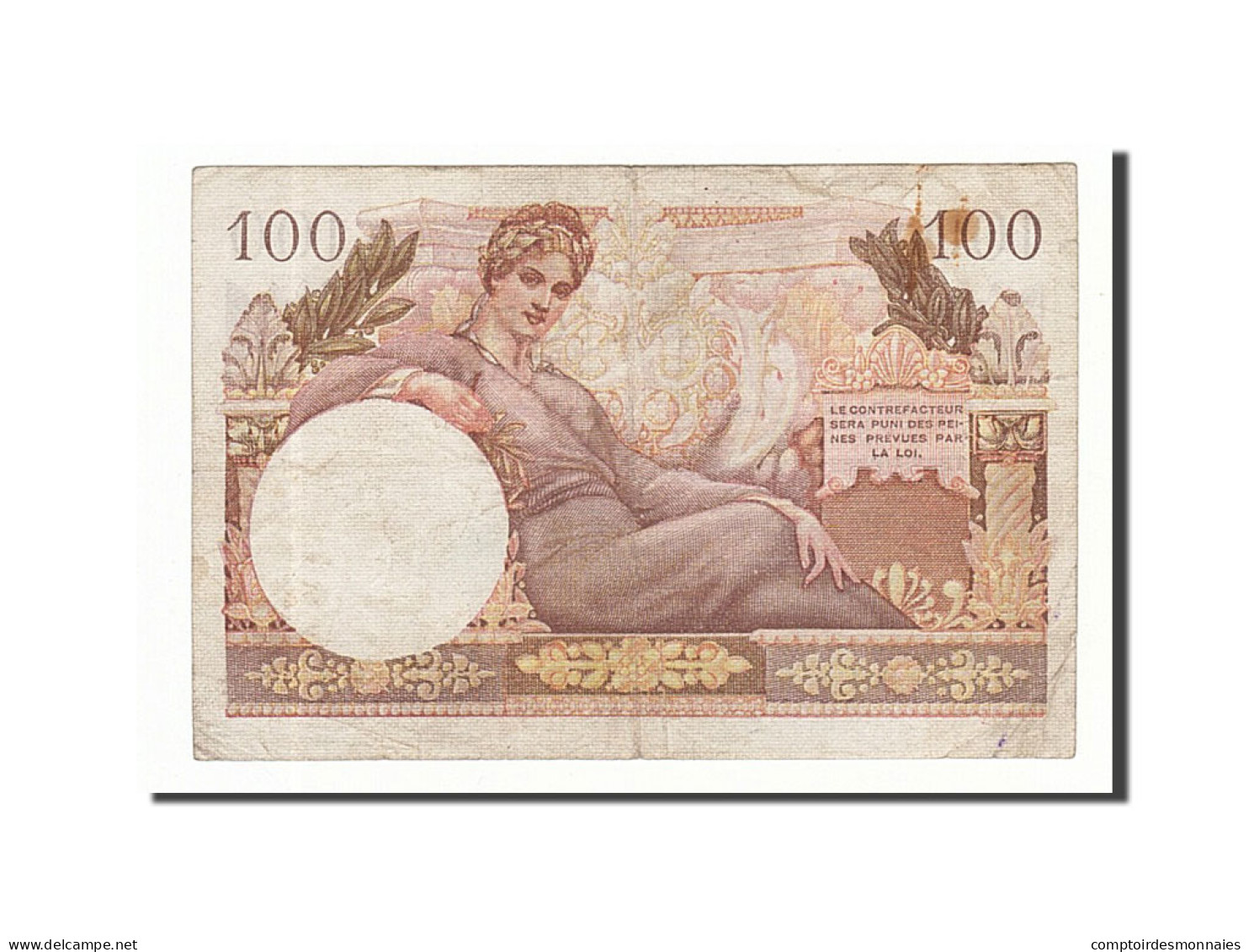 Billet, France, 100 Francs, 1947, Undated, TB+, Fayette:VF 32.1, KM:M9 - 1947 French Treasury