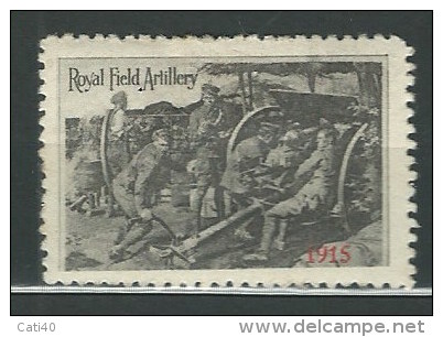 ERINNOFILO MILITARE  GRAN BRETAGNA   ROYAL FIELD ARTILLERY 1915 - Cinderellas