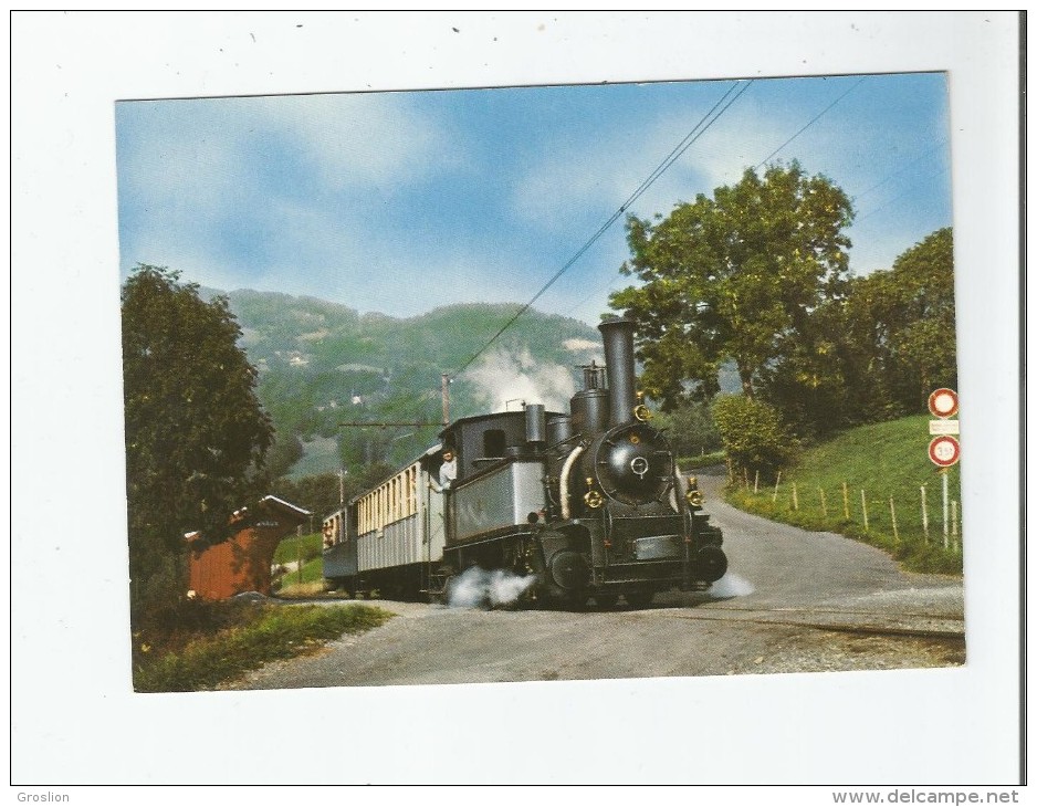 HALTE DE CORNAUX 6174 CH DE FER TOURISTIQUE BLONAY/CHAMBY LOCOMOTIVE BAM N° 6 - Cornaux