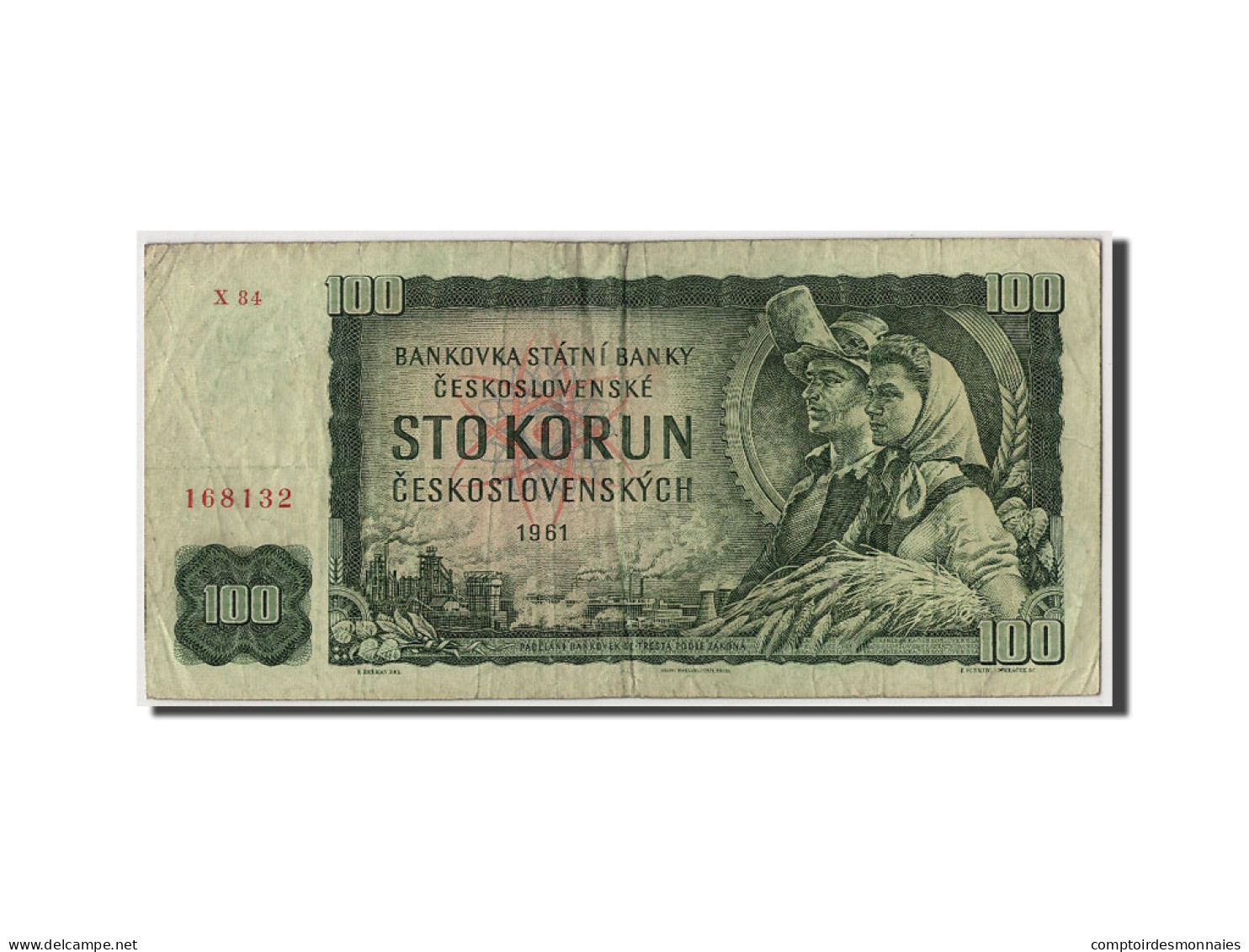 Billet, Tchécoslovaquie, 100 Korun, 1961, Undated, KM:91c, TB+ - Tschechoslowakei