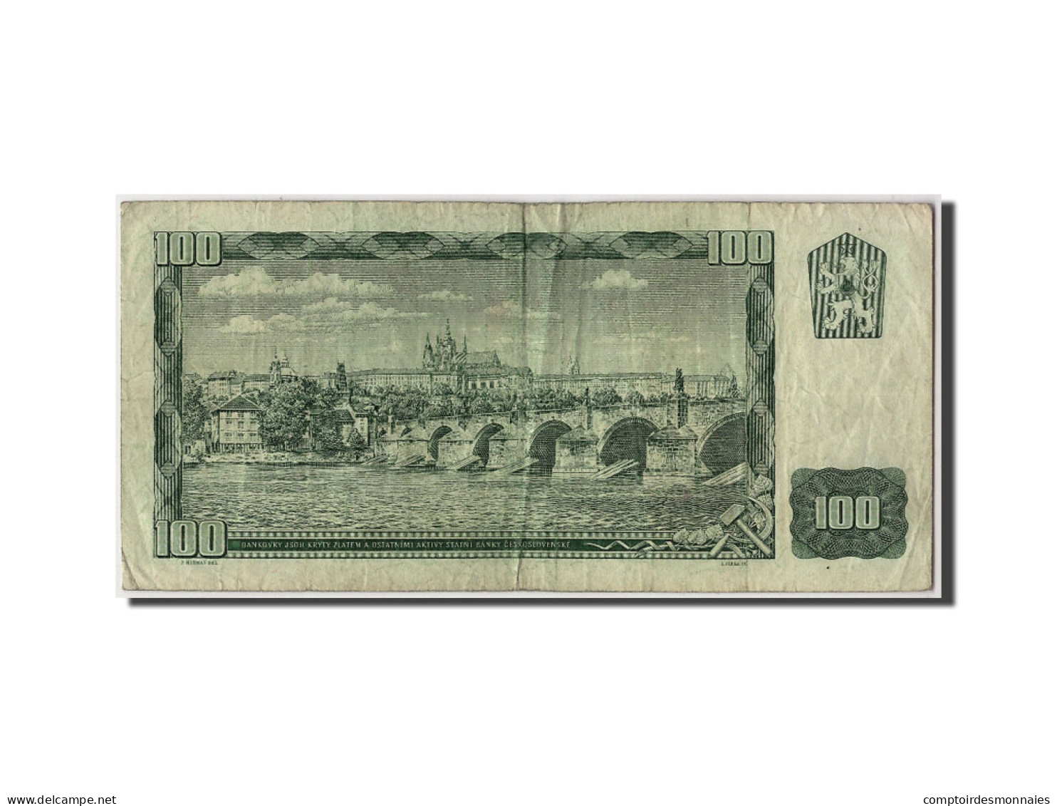 Billet, Tchécoslovaquie, 100 Korun, 1961, Undated, KM:91c, TB+ - Czechoslovakia