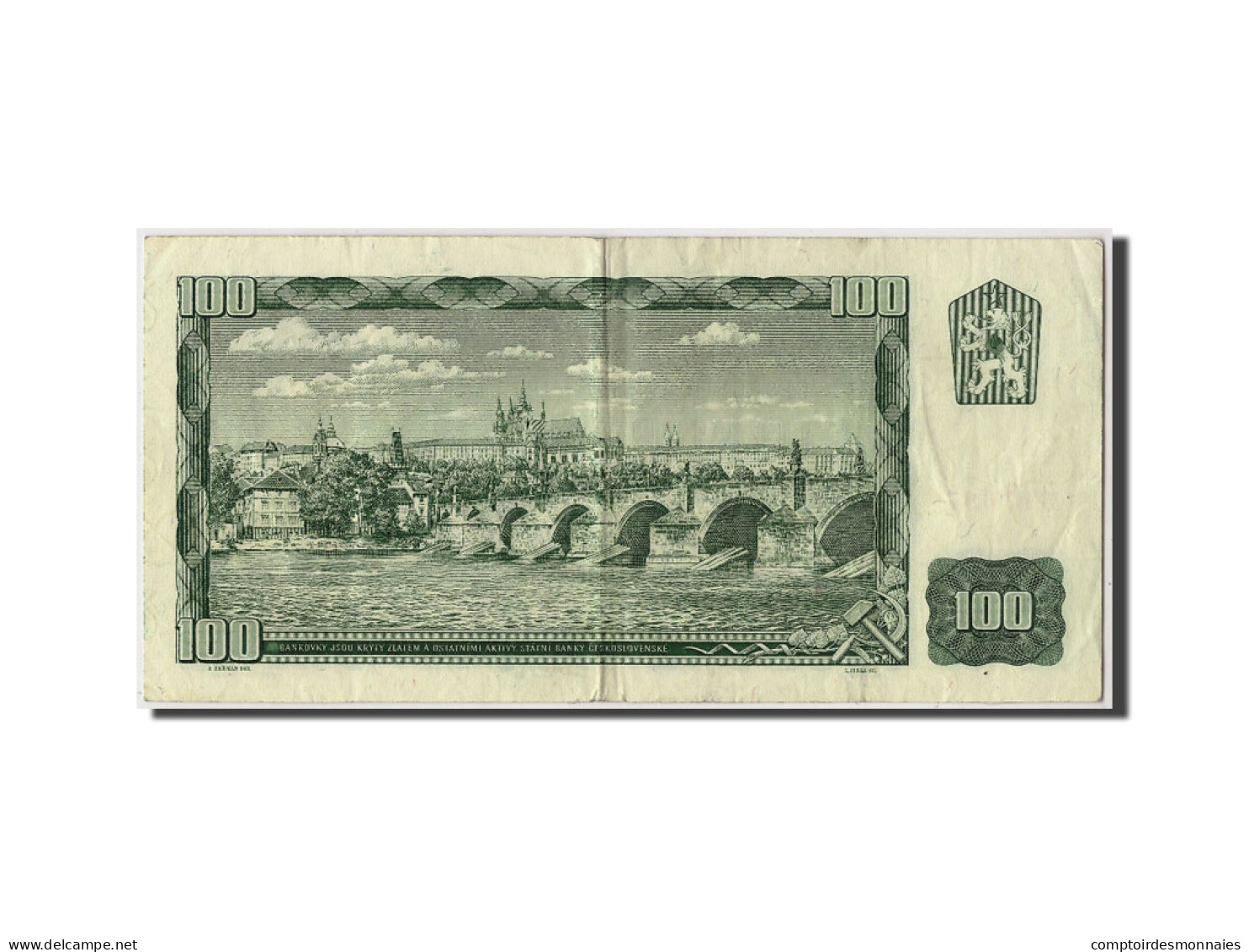 Billet, Tchécoslovaquie, 100 Korun, 1961, Undated, KM:91c, TTB - Tchécoslovaquie