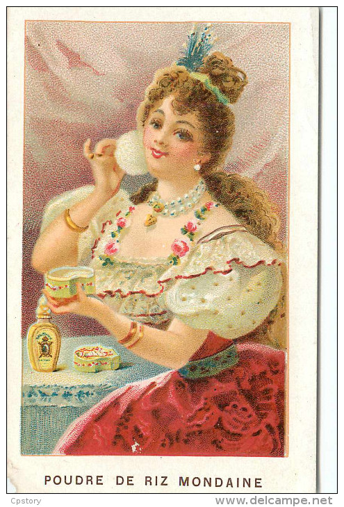 PARFUMERIE < CALENDRIER SEMESTRIEL De 1897 De La POUDRE De RIZ MONDAINE - PARFUM CHROMO - Petit Format : ...-1900