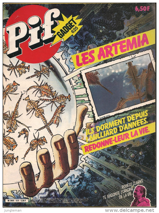 Pif Gadget N° 625 De Mars 1981 - Avec Pifou, Marine, Léonard, Dicentim, Hercule, Oscar & Tango, Rahan. Revue En TBE - Pif & Hercule