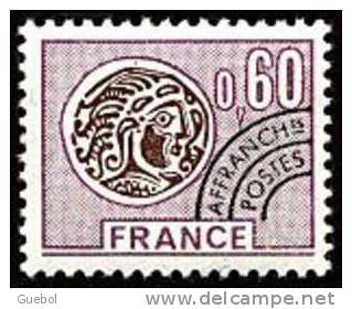 France Préoblitéré N° 140 ** Monnaie Gauloise - Le 60c Brun Lilas Et Brun - 1964-1988
